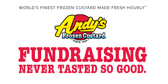 andy's frozen custard fundraising